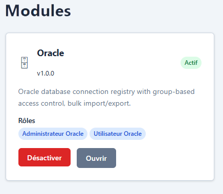 modules